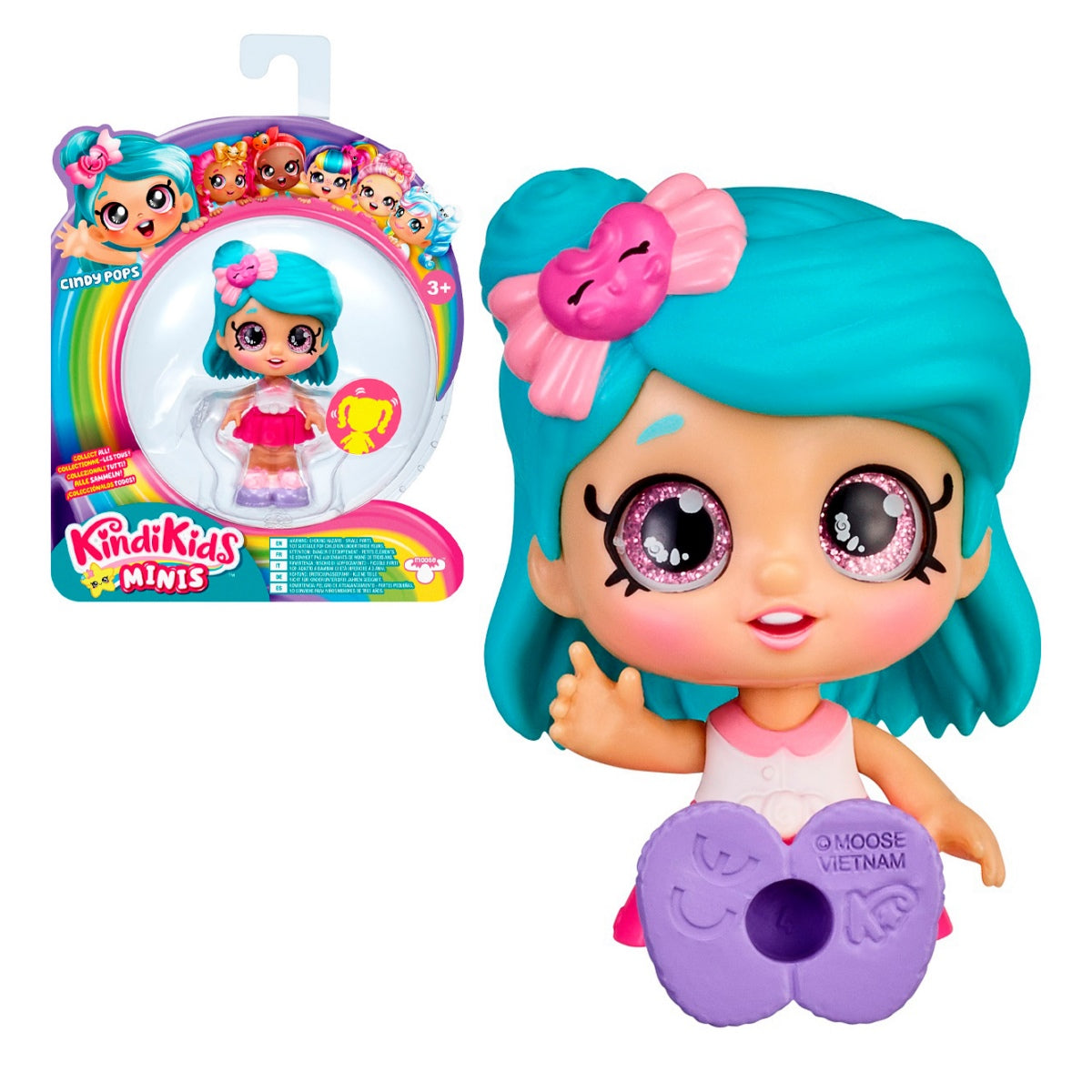 Kindi Kids Minis Mini Muñeca - Cindy Pops